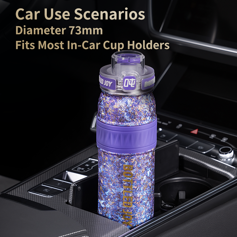 AquaJoy Titanium Water Bottle 620ML - Lightweight Insulated Bottle | Bottled Joy