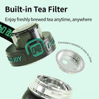 Fano Joy Water Bottle 900ML - Embossed Insulated Tumbler | Bottled Joy