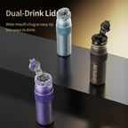 AquaJoy Titanium Water Bottle 620ML - Lightweight Insulated Bottle | Bottled Joy