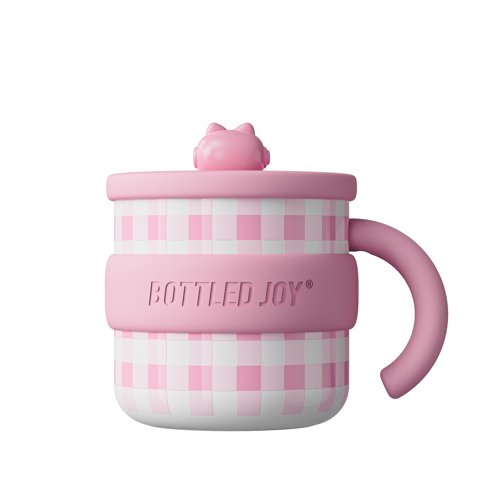 SavorJoy Thermal Mug - Vintage Checks