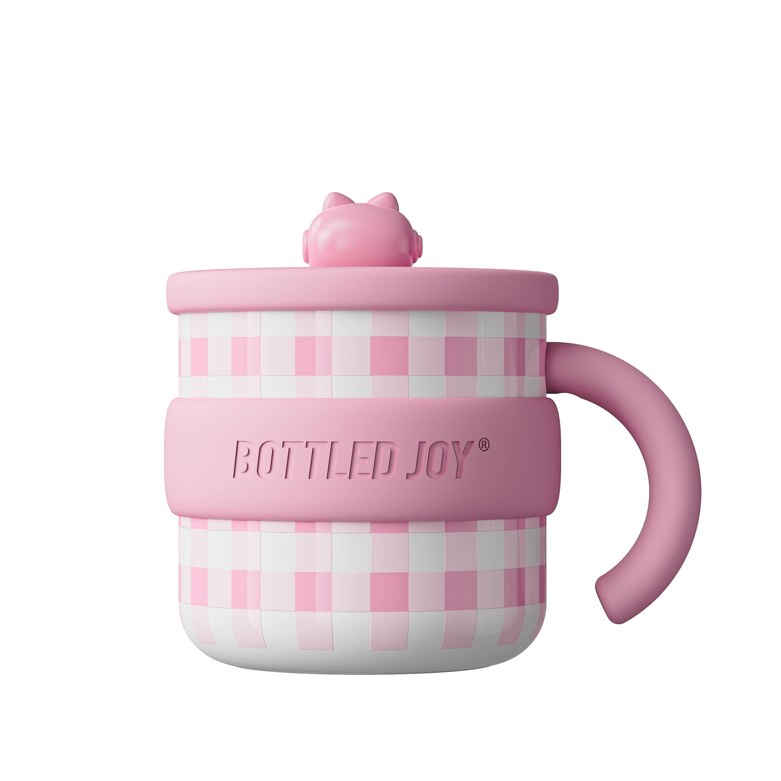 SavorJoy Thermal Mug - Vintage Checks