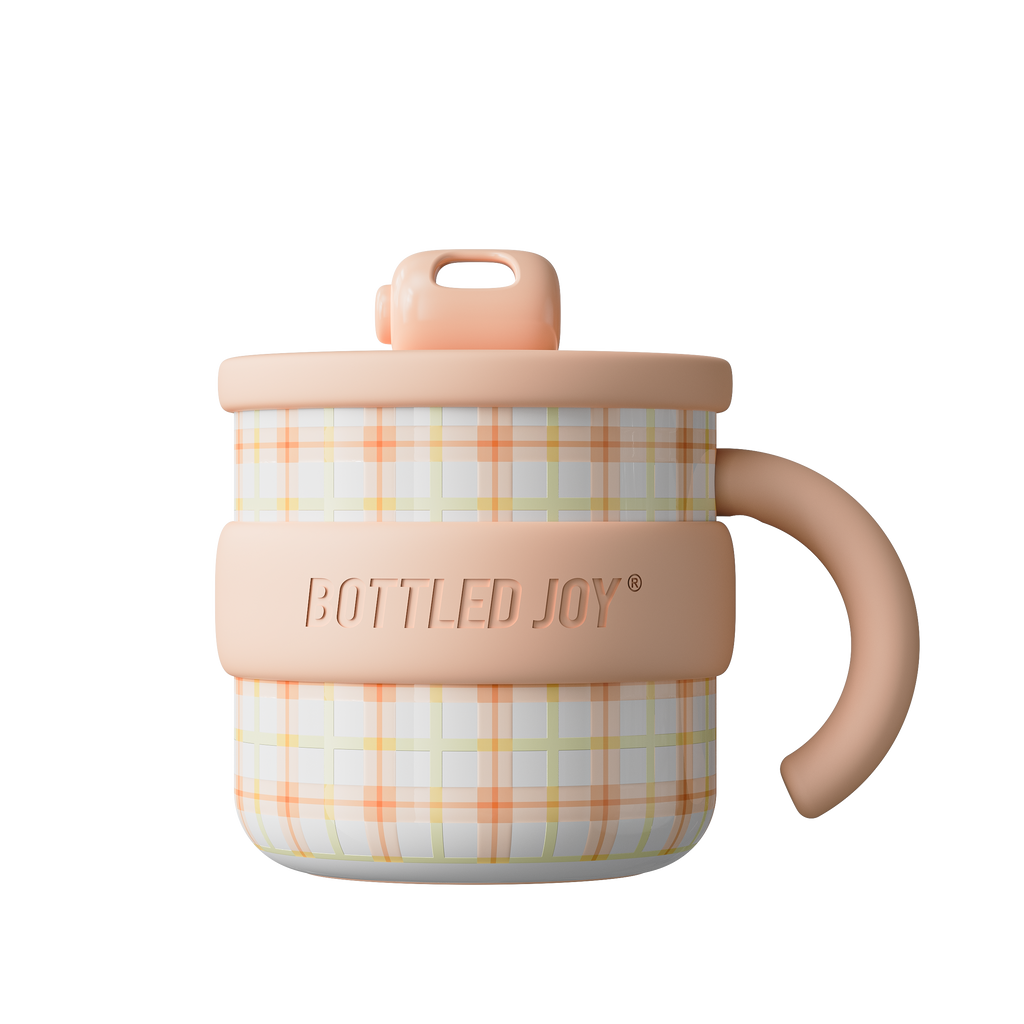 SavorJoy Thermal Mug - Vintage Checks