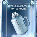 Ice Joy Titanium Water Bottle 1.5L - Lightweight Insulated Bottle | Bottled Joy