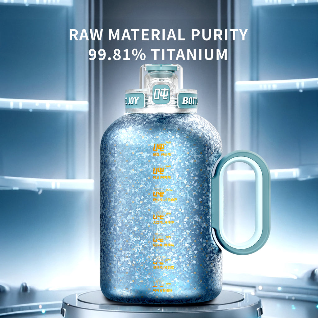 Ice Joy Titanium Water Bottle 1.5L - Lightweight Insulated Bottle | Bottled Joy