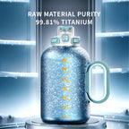 Ice Joy Titanium Water Bottle 1.5L - Lightweight Insulated Bottle | Bottled Joy