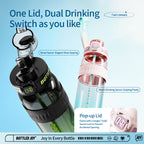 Flex Joy Tritan Water Bottle 550-1000ML - BPA-Free Sports Bottle | Bottled Joy