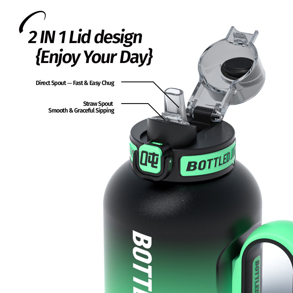 CoolJoy Sport Tumbler 1L - Insulated Sports Water Bottle | Bottled Joy